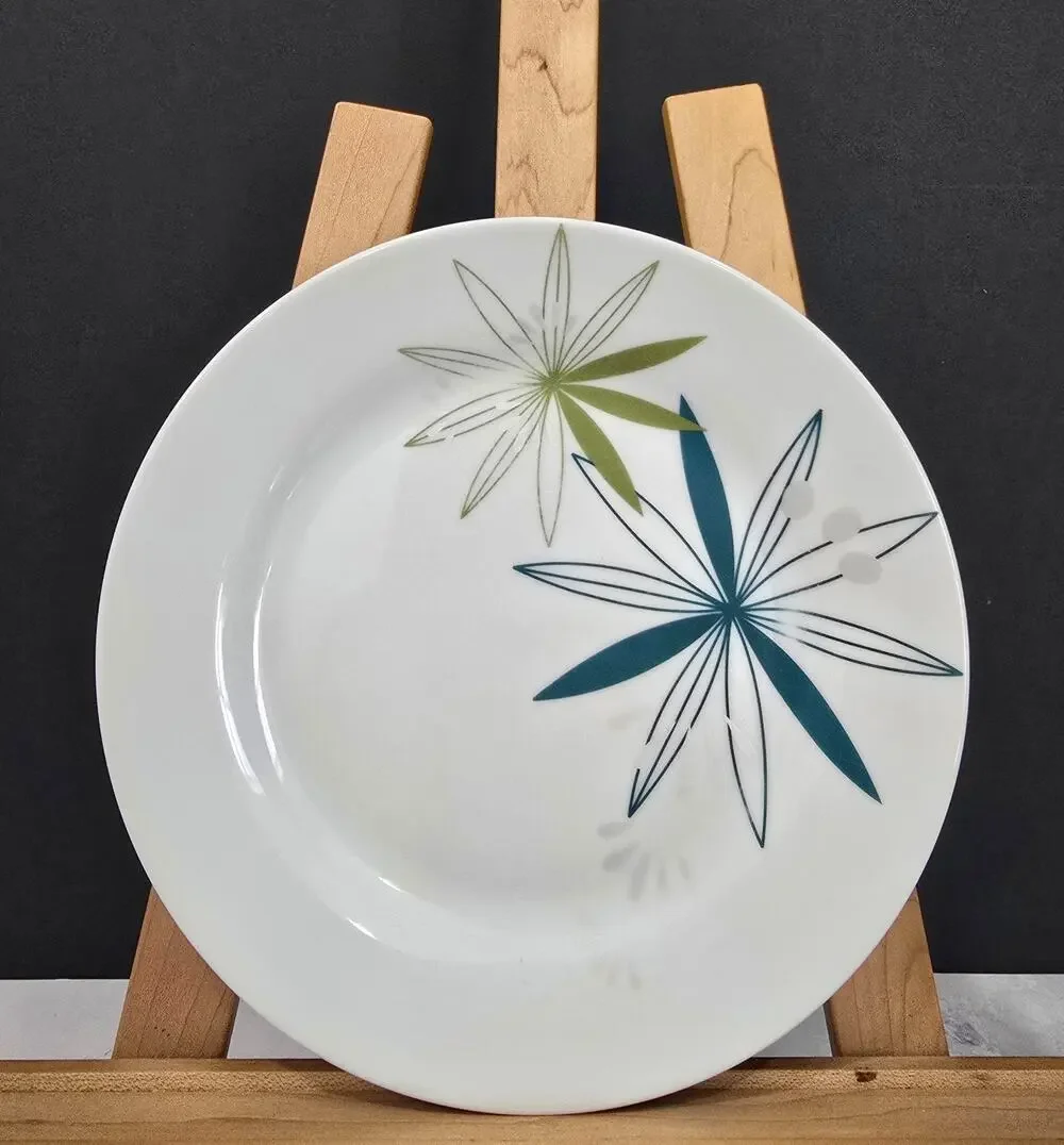 Pier 1 MCM Design Kui Hua 8 1/8 Inch Salad Plate-Set of 3